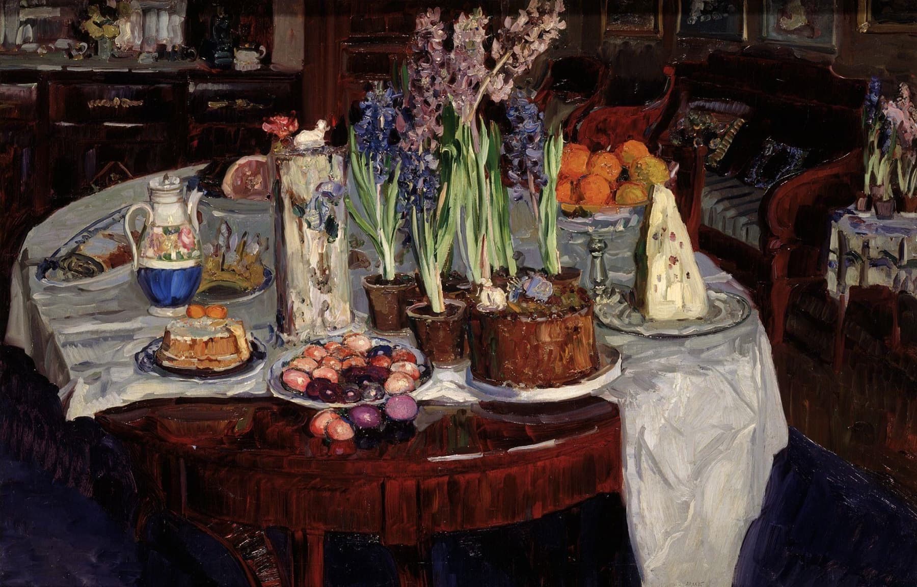 Цветочные символы Вербного воскресенья и Пасхи (Особняк купца Носова)