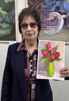 Музыка акварели. Тюльпаны. Мастер-класс