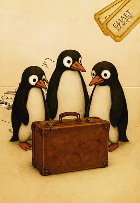 Два билета три пингвина
