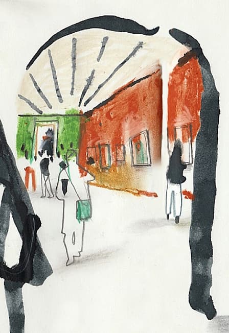 Мастер-класс "Зарисовки в музее: в вихре карнавала"