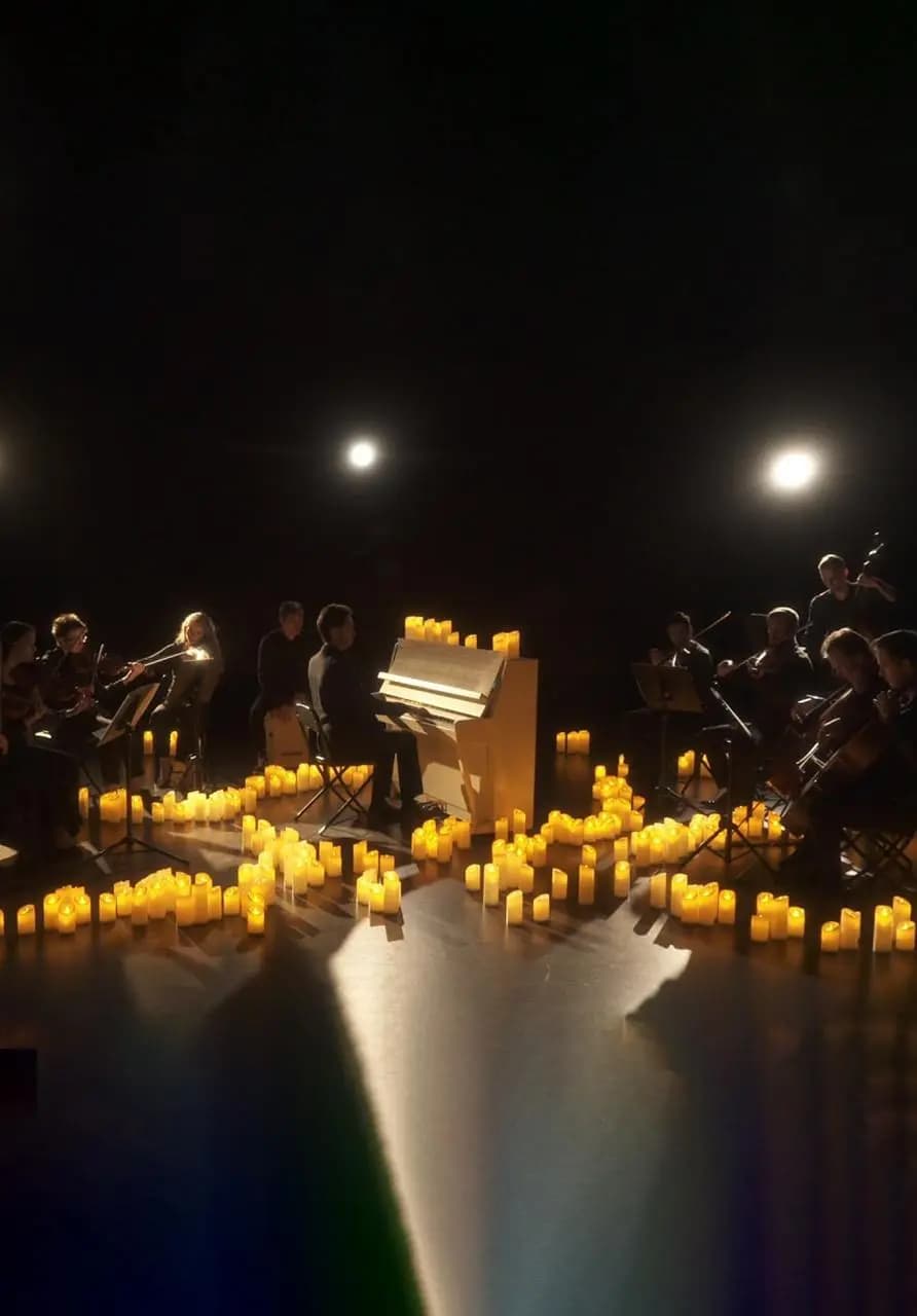 Музыка Людовико Эйнауди при свечах