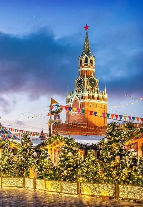 Новогодняя Москва: обзорная автобусная экскурсия 31 декабря