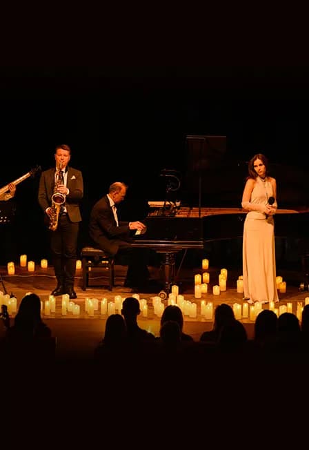 Джаз в музее Пушкина при свечах