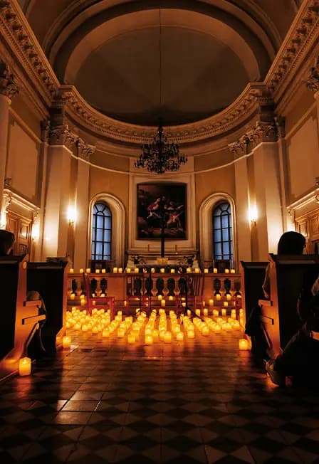 Иоганн Себастьян Бах в сиянии свечей