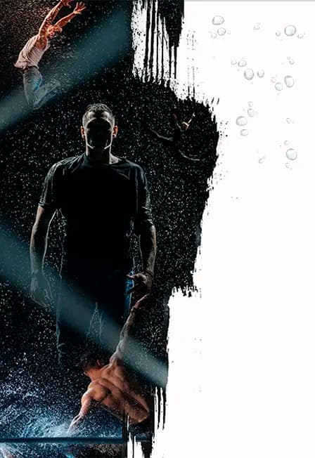 Шоу под дождём. Признание в любви