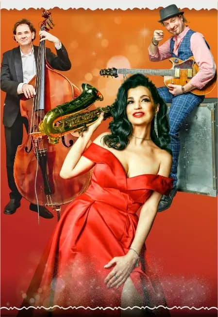 ИТАЛИЯ ЗОЛОТО JAZZ — ЗОЛОТО ОСЕНИ — ЗОЛОТОЙ САКСОФОН — трио Лады Поповой — хиты в стиле Джаз — ретро вечеринка с фуршетом во дворце на Невском