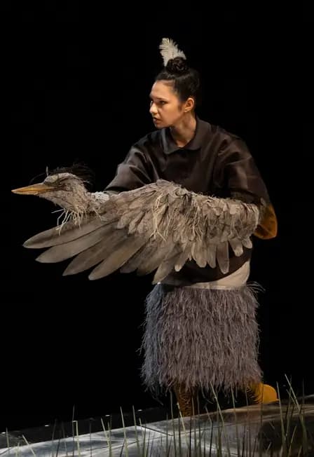 Журавль и цапля