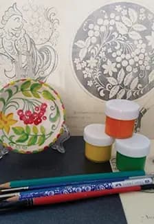 Музейное занятие по росписи керамических изделий