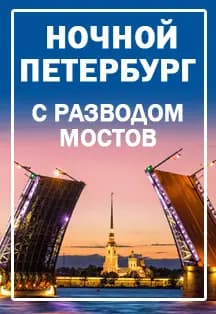 Экскурсия по ночному Петербургу (автобус + теплоход)