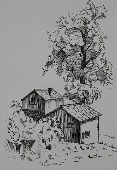 Графический пейзаж. Мастер-класс