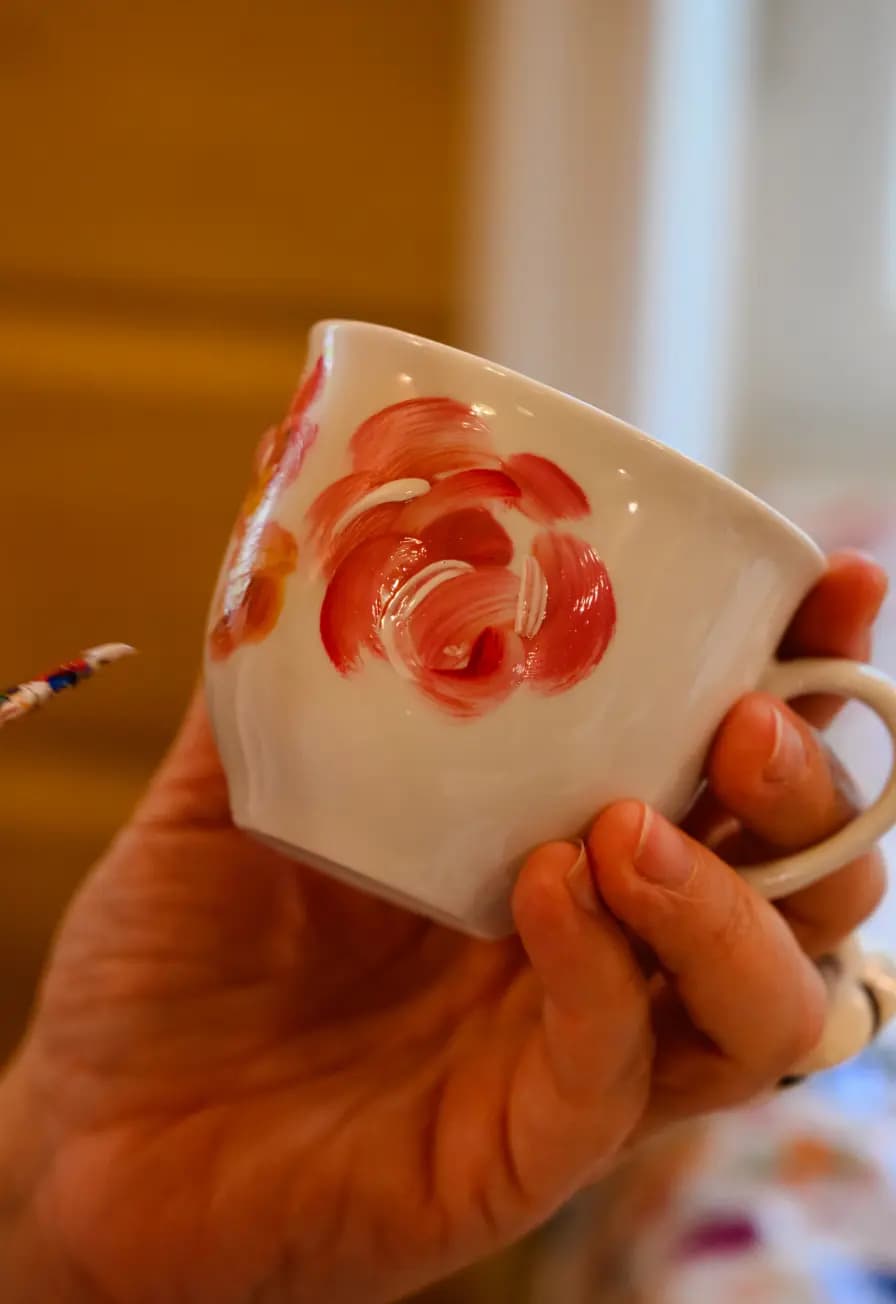 Мастер-класс по росписи фарфора «Акварель на фарфоре: техника живописи»