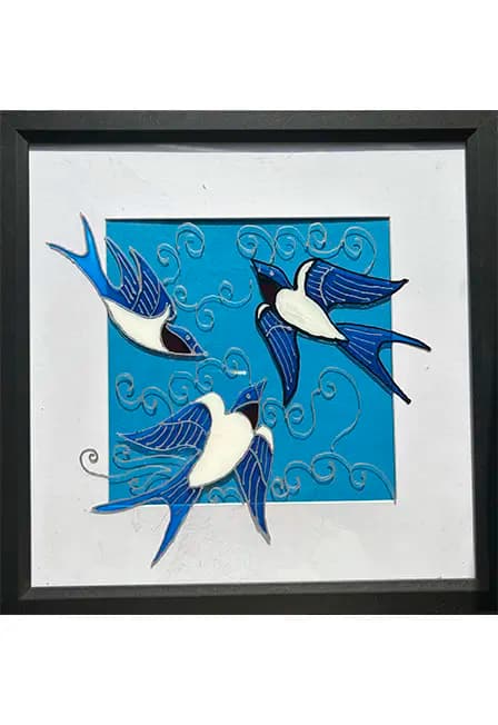 Живопись по стеклу с весенним мотивом. Мастер-класс