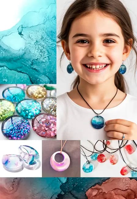 Мастер-класс "Украшения из эпоксидной смолы"