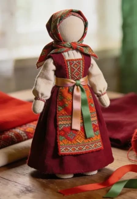 Мастер-класс Традиционная русская тряпичная кукла-оберег "Желанница"