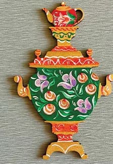 Самовар: Музейное занятие по росписи деревянной заготовки