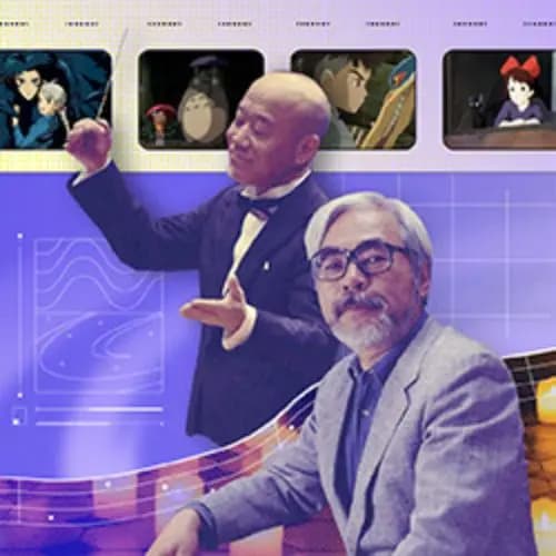 Шедевры Миядзаки и Хисаиси при свечах