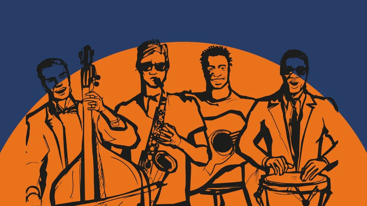 Джазовый ужин при свечах на крыше в ресторане Горизонты