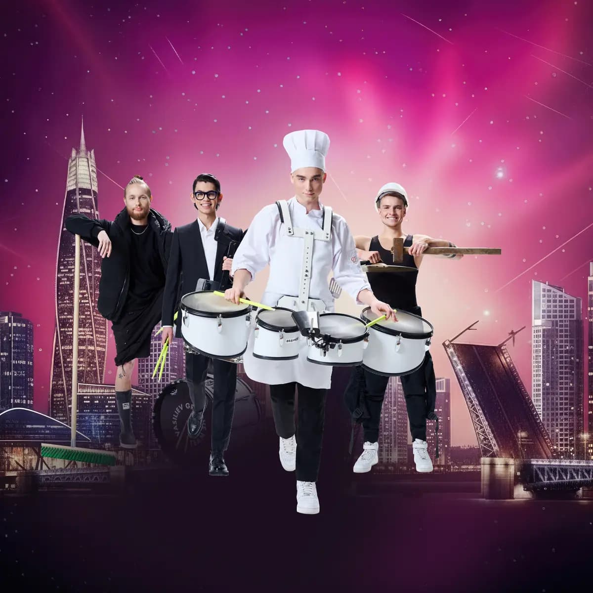 Барабанное шоу Vasiliev Groove. Ритм в большом городе