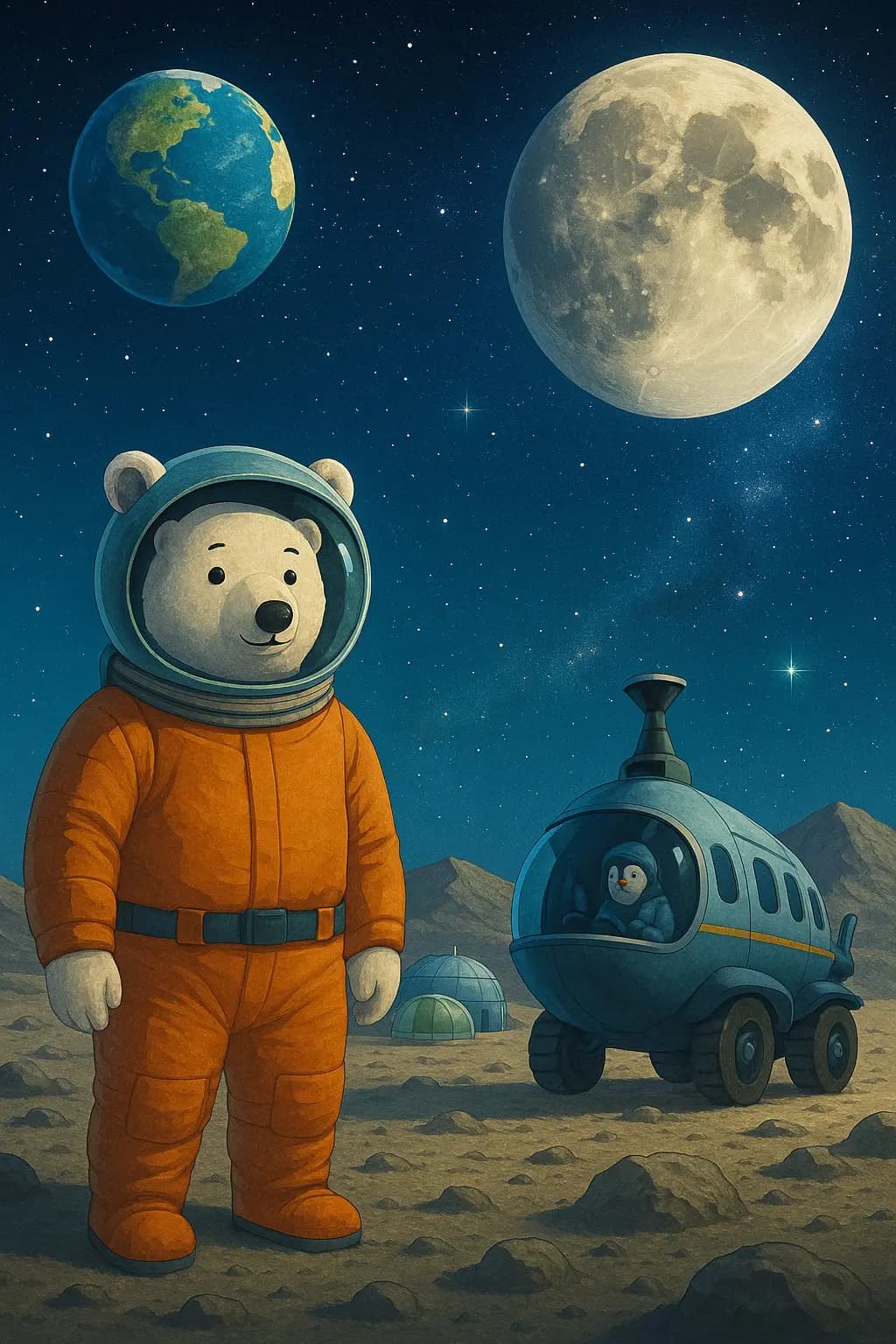 Полнокупольная программа "Путеводные звезды &amp; Обитаемая луна"