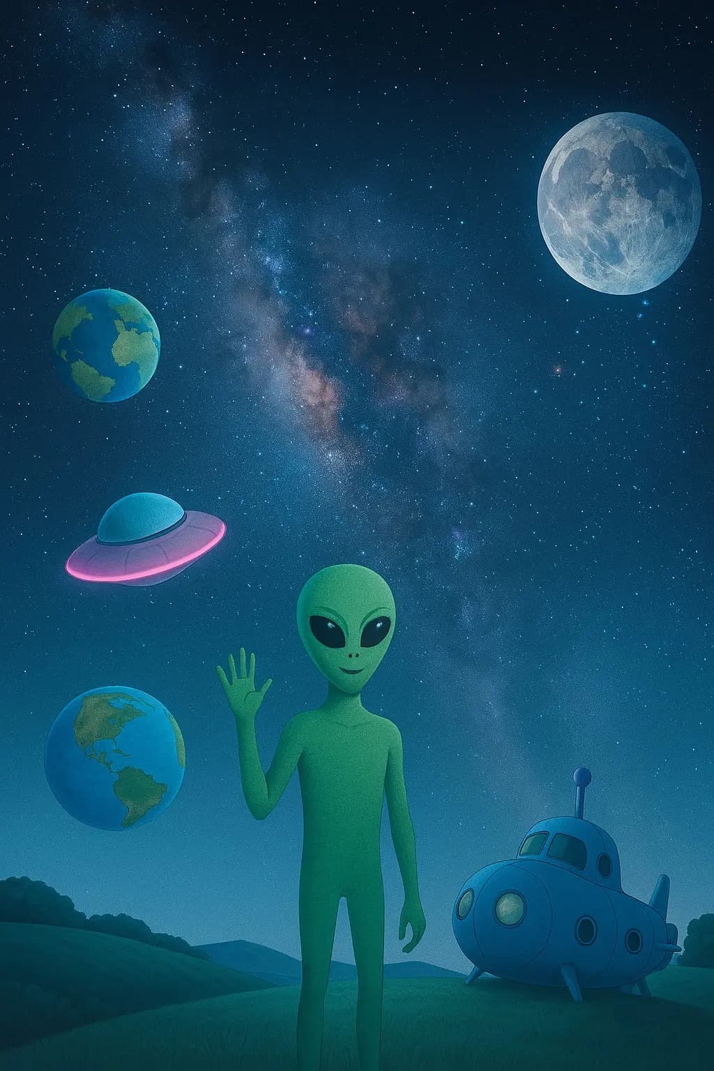 Полнокупольная программа "Галактика и ее население"