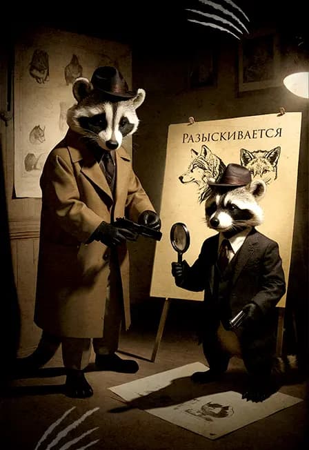 Лапы, когти, два хвоста