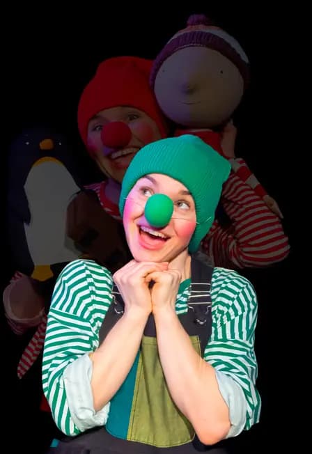 Малыш и Пингвин на южном полюсе