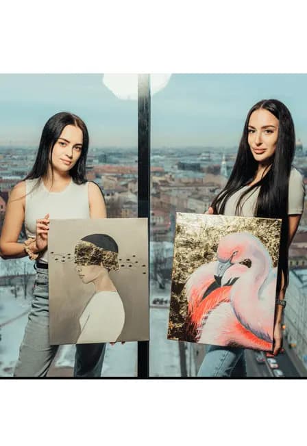 Арт-вечеринка Artvibes. Рисуем акрилом на холсте с видом на Исакий