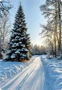 Зимний пейзаж. Мастер-класс