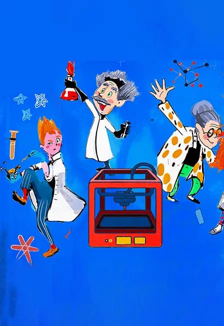 Ученая семейка и 3D принтер