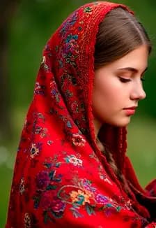 История народного платка. Программа