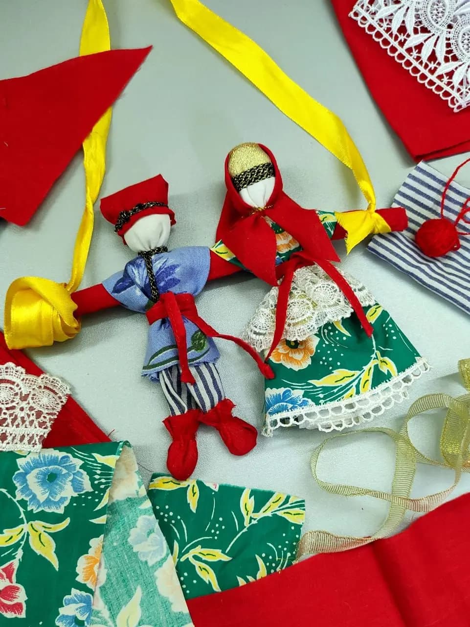 Мастер-класс по изготовлению обрядовой куклы: Неразлучники