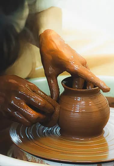 Мастер-класс по лепке за гончарным кругом