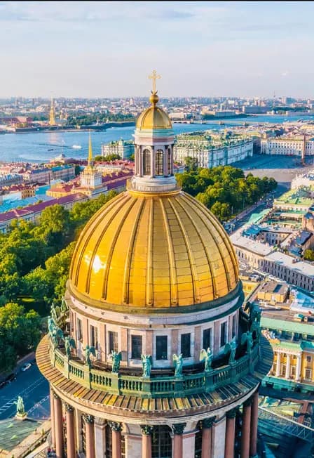 ИСААКИЕВСКИЙ СОБОР, ТРИ КРАСИВЫЕ ПЛОЩАДИ ПЕТЕРБУРГА И ПОДЪЁМ НА КОЛОННАДУ В МИНИ-ГРУППЕ