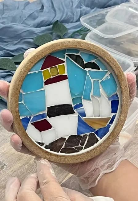 Мозаика из витражного стекла. Мастер-класс