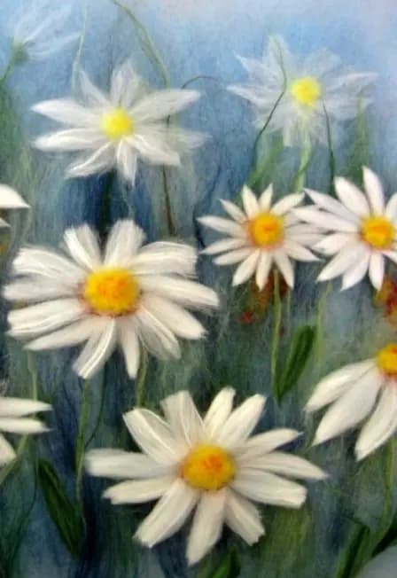 Мастер-класс по шерстяной акварели