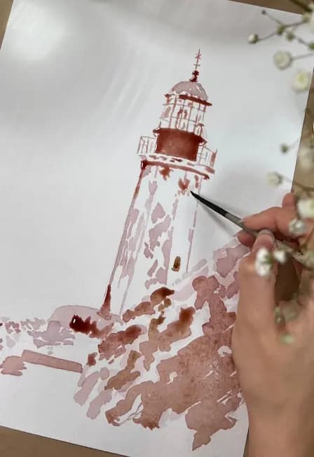 Индивидуальный мастер-класс "Картина вином"