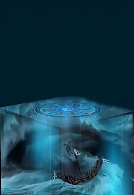 Пегий пёс, бегущий краем моря