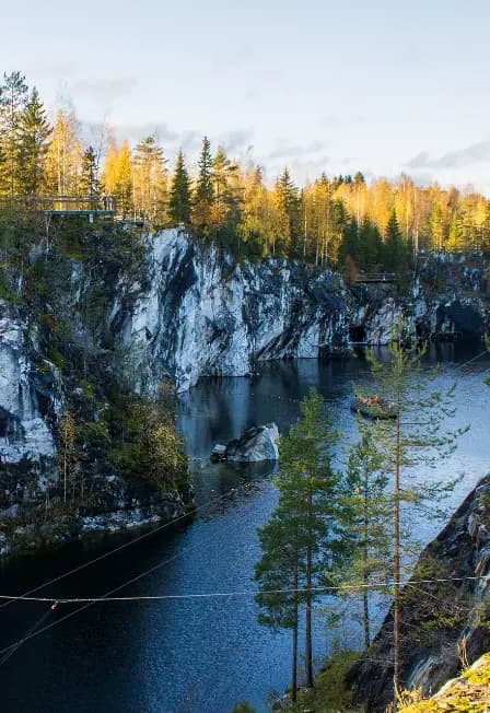 Горный парк Рускеала и водопады