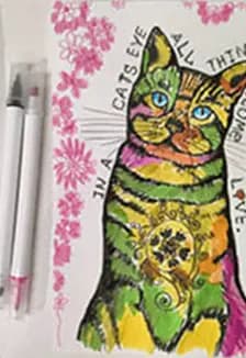 Скетчинг. Мартовские коты. Музейное занятие