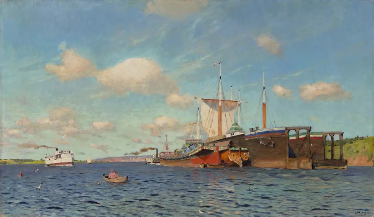 Состояние потока. Волга в русском искусстве. Музей Фабрики-кухни (Третьяковская галерея. Филиал)