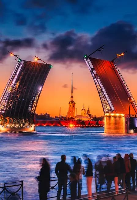 ВЕСЬ ПЕТЕРБУРГ ЗА ОДНУ НОЧЬ: РАЗВОД МОСТОВ С ВОДЫ, РЕКИ И КАНАЛЫ