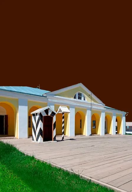 Входной билет на выставку "Гауптвахта Астраханского гарнизона. XIX в."