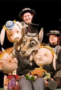 Три поросенка и Черный волк