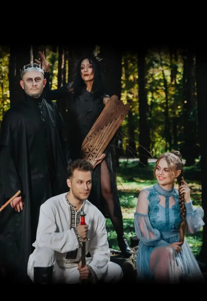 Как кощей на Василисе женился