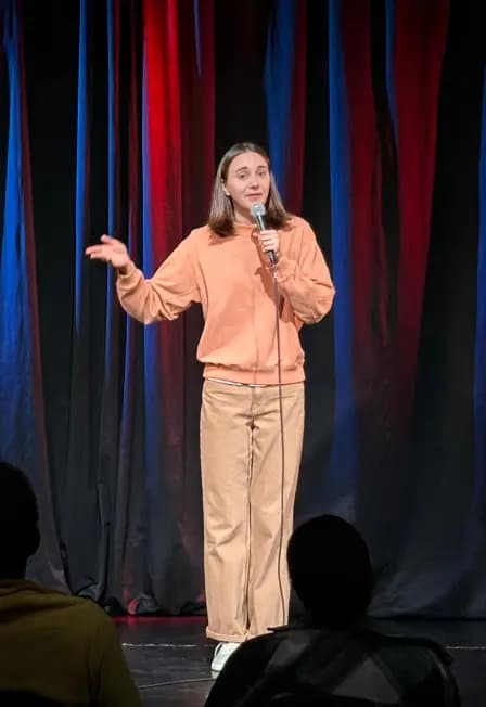 Женский и мужской стендап