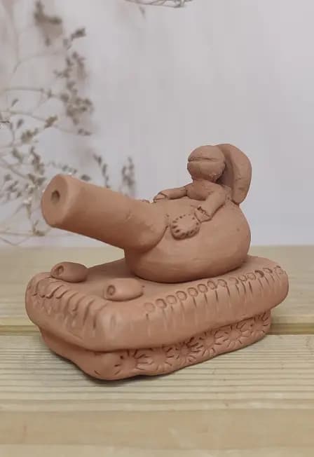 Танк. Мастер-класс по лепке из глины