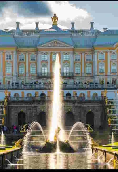 Петергоф (фонтаны) + собор святых Петра и Павла