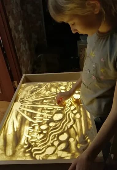 Песочная анимация в Старой Сарепте