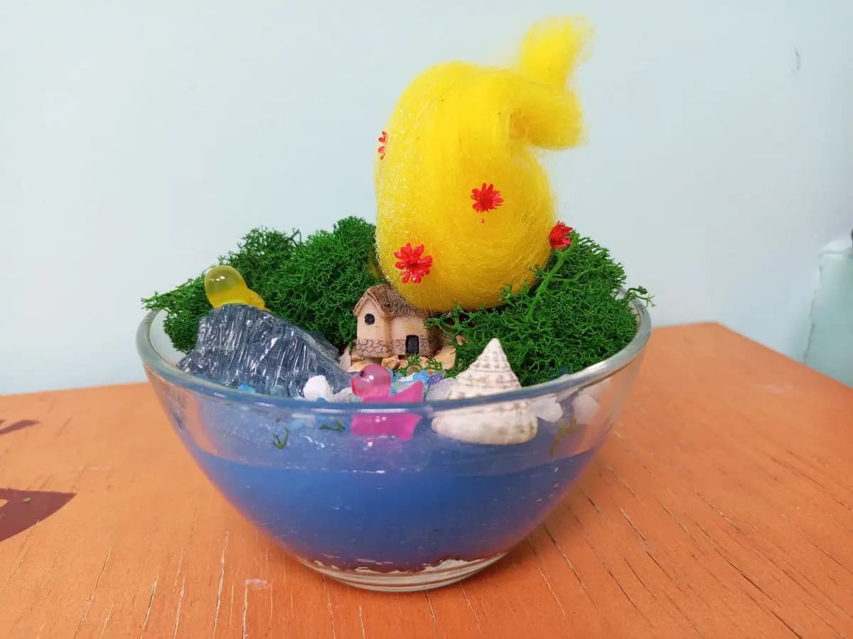 Романтическое свидание. Создание моссариума с водоёмом (Арт-студия в Фокусе)