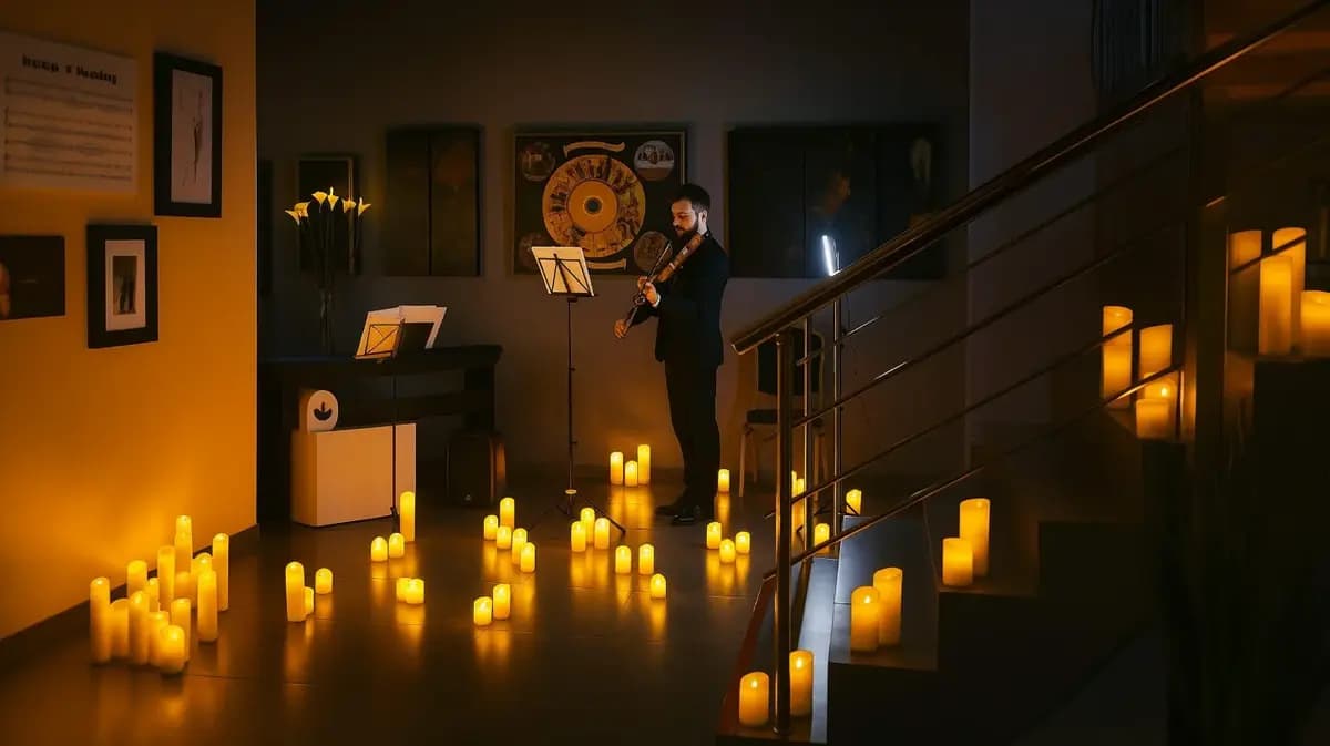 Концерт при свечах на выставке «Босх, Дюрер, Данте. Тайны земных наслаждений» (Vekarta на Якиманке)